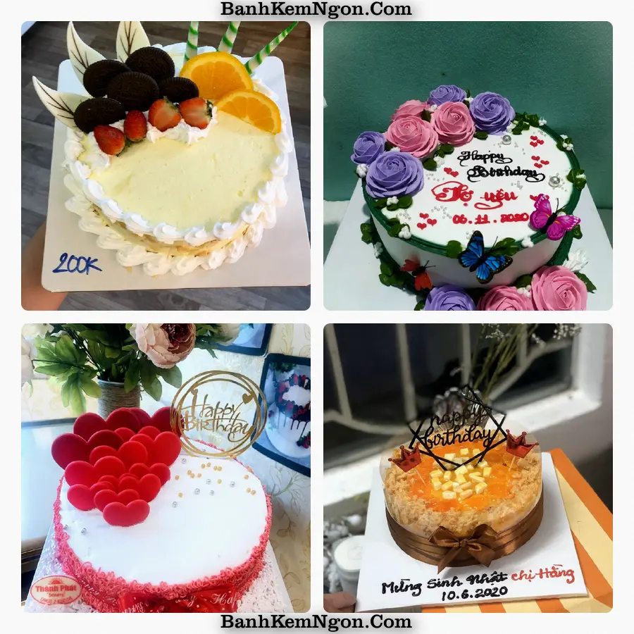 Bánh kem cho dịp mừng tại Phường Long Đức - Tỉnh Vĩnh Long