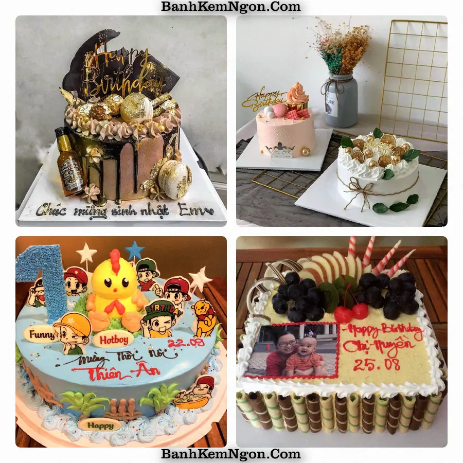 Bánh kem cho dịp mừng tại Phường Nhiêu Lộc