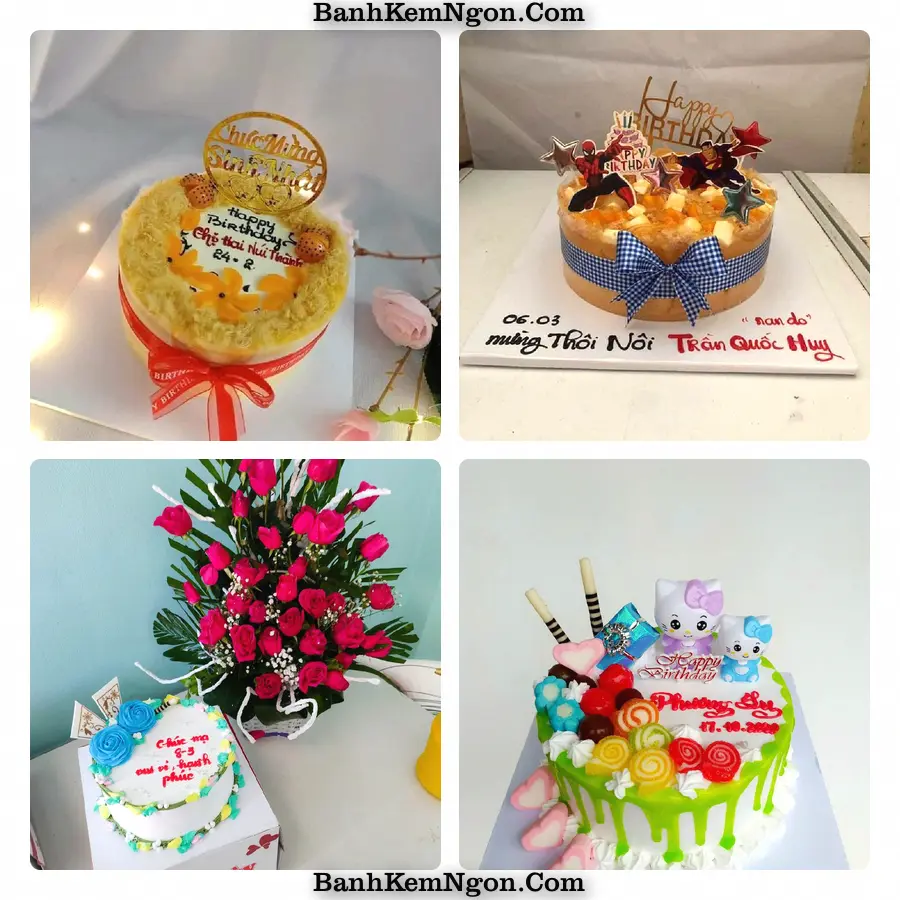 Bánh kem cho dịp mừng tại Thành phố Quy Nhơn - Bình Định