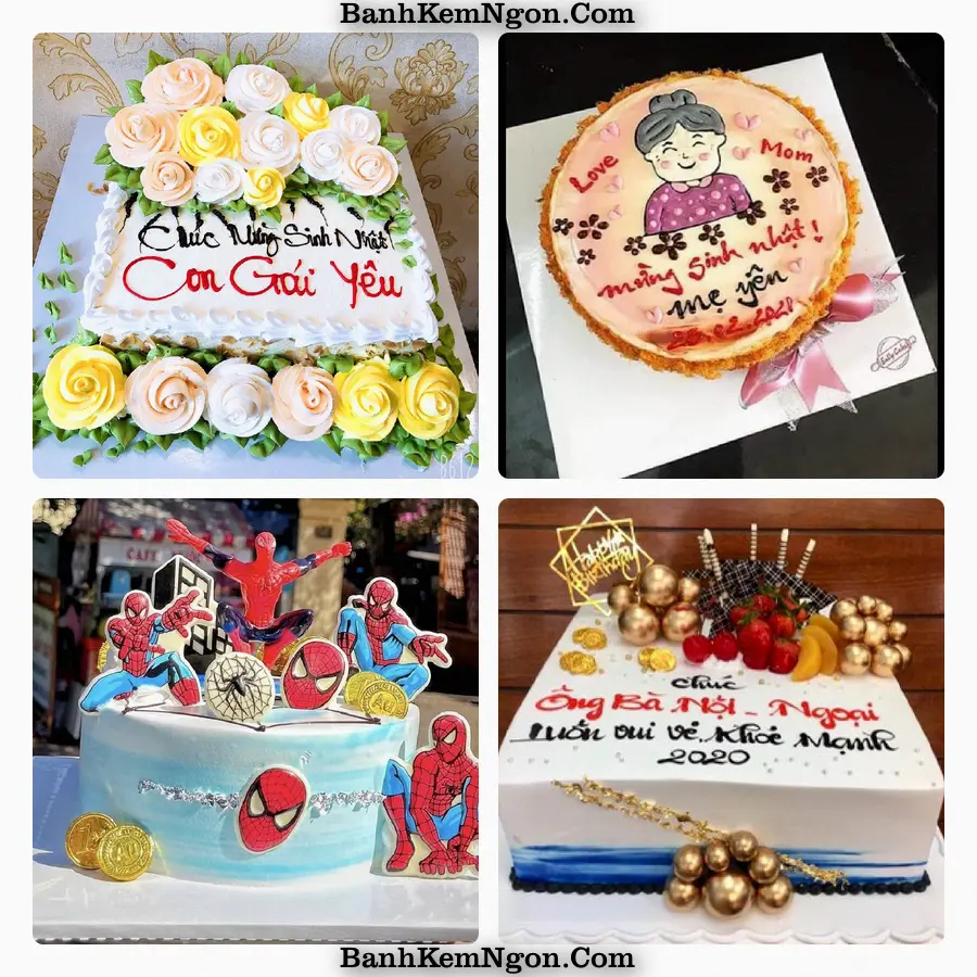 Mẫu bánh kem cho Nhã Nam, Huyện Tân Yên