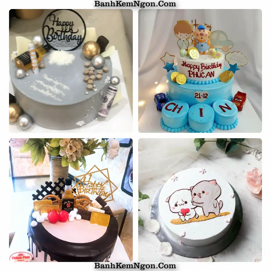 Mẫu bánh sinh nhật cho Phường An Nhơn, Tỉnh Gia Lai