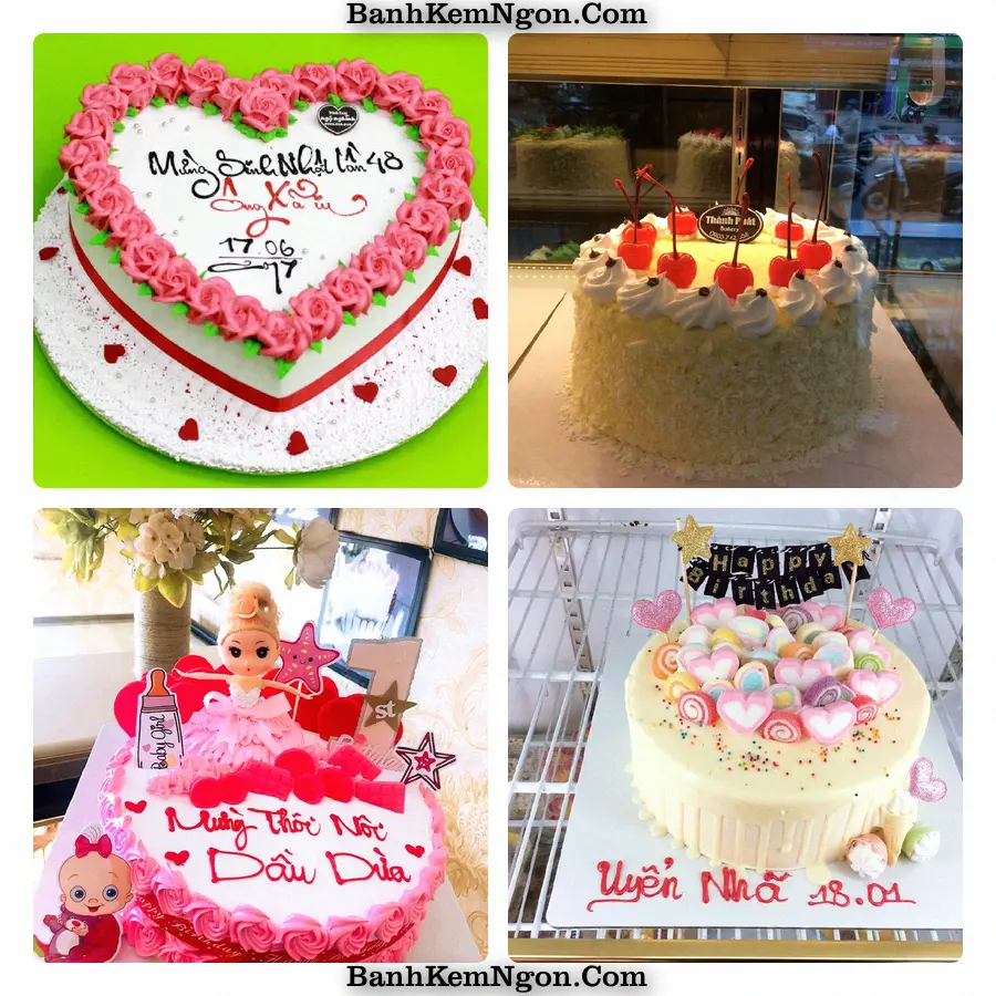Mẫu bánh sinh nhật cho Phường Cam Đường, Tỉnh Lào Cai