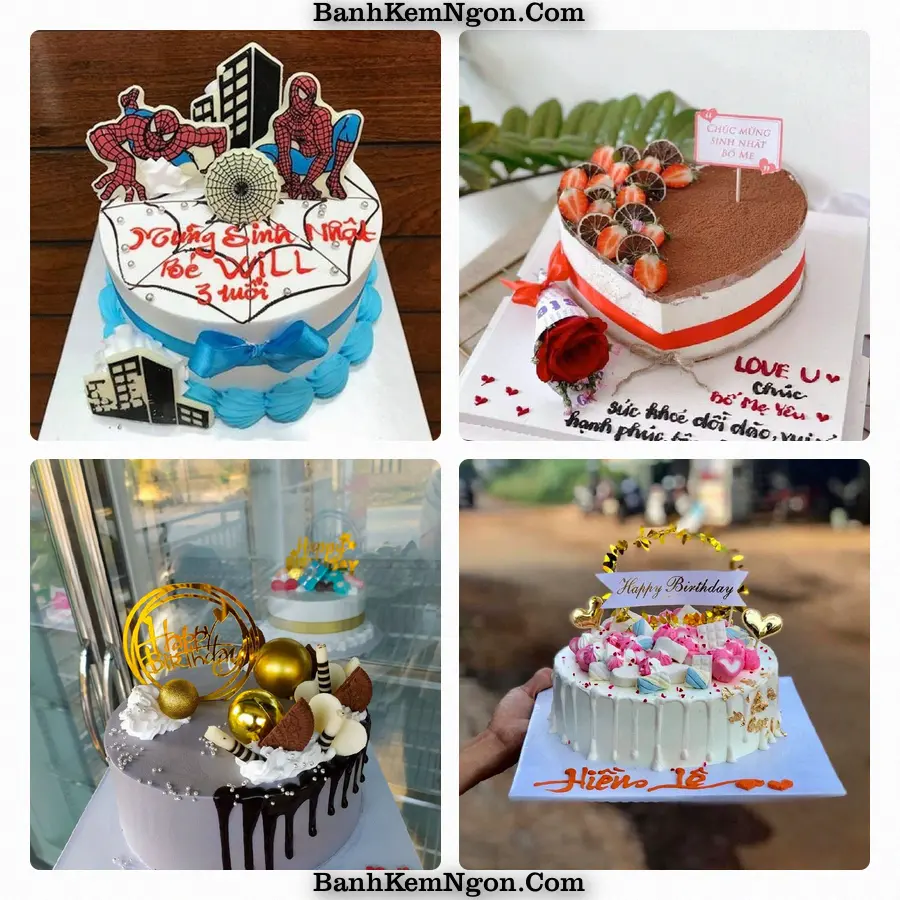 Mẫu bánh sinh nhật cho Phường Hòa Hiệp, Tỉnh Đắk Lắk