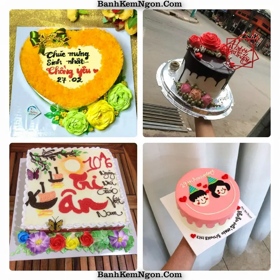 Mẫu bánh sinh nhật cho Phường Hồng Quang, Tỉnh Ninh Bình