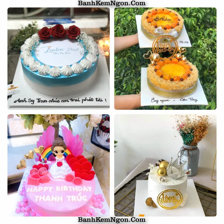Mẫu bánh sinh nhật cho Phường Thành Nhất, Tỉnh Đắk Lắk