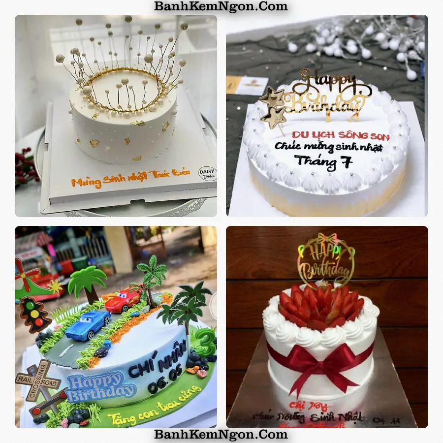 Mẫu bánh sinh nhật cho Phường Thới Sơn, Tỉnh Đồng Tháp