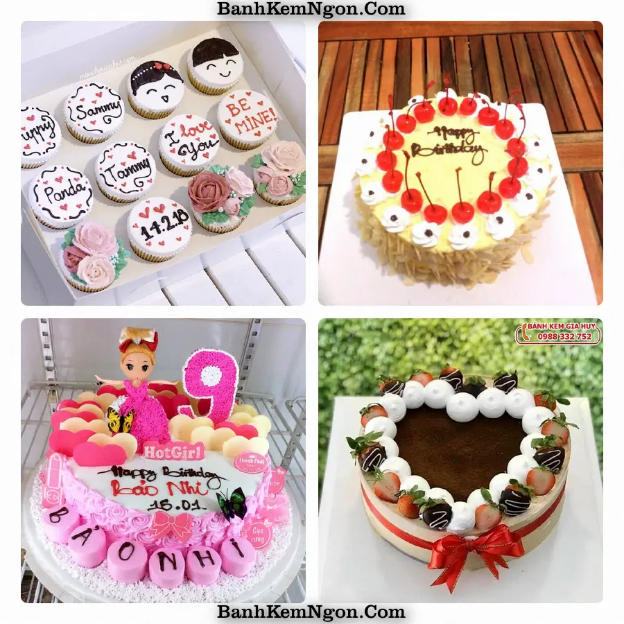 Mẫu bánh kem cho Thanh Lãng, Huyện Bình Xuyên