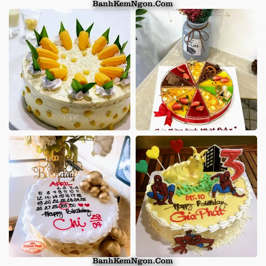 Mẫu bánh sinh nhật cho Xã Ba Tri, Tỉnh Vĩnh Long