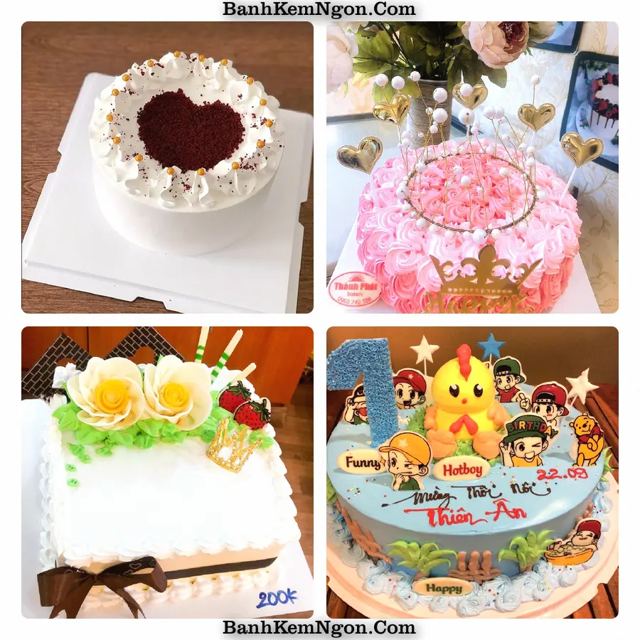 Mẫu bánh sinh nhật cho Xã Cát Thành, Tỉnh Ninh Bình