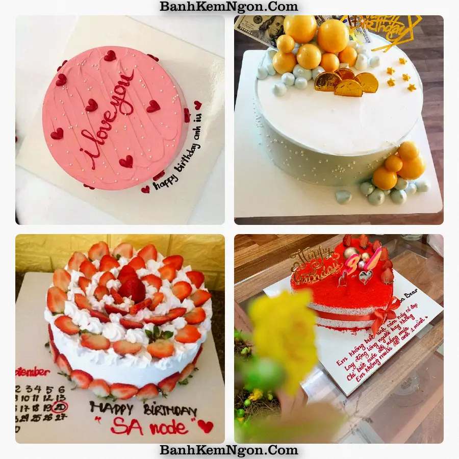 Mẫu bánh sinh nhật cho Xã Long Thành, Tỉnh Đồng Nai