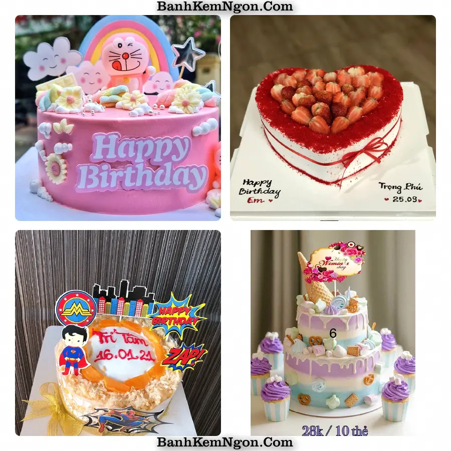 Mẫu bánh kem cho Xã Mỹ An Hưng, Tỉnh Đồng Tháp