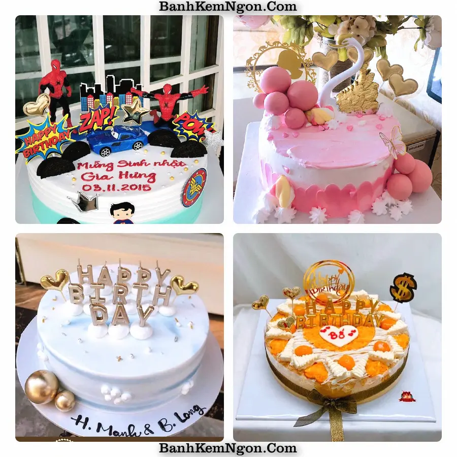 Mẫu bánh sinh nhật cho Xã Nhơn Hội, Tỉnh An Giang