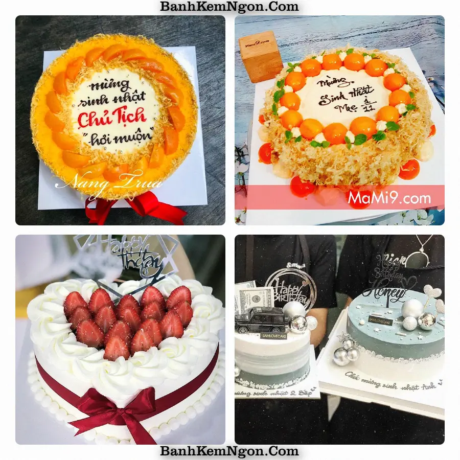 Mẫu bánh sinh nhật cho Xã Tư Nghĩa, Tỉnh Quảng Ngãi