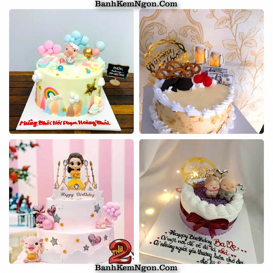Mẫu bánh sinh nhật cho Xã Yên Trung, Tỉnh Bắc Ninh