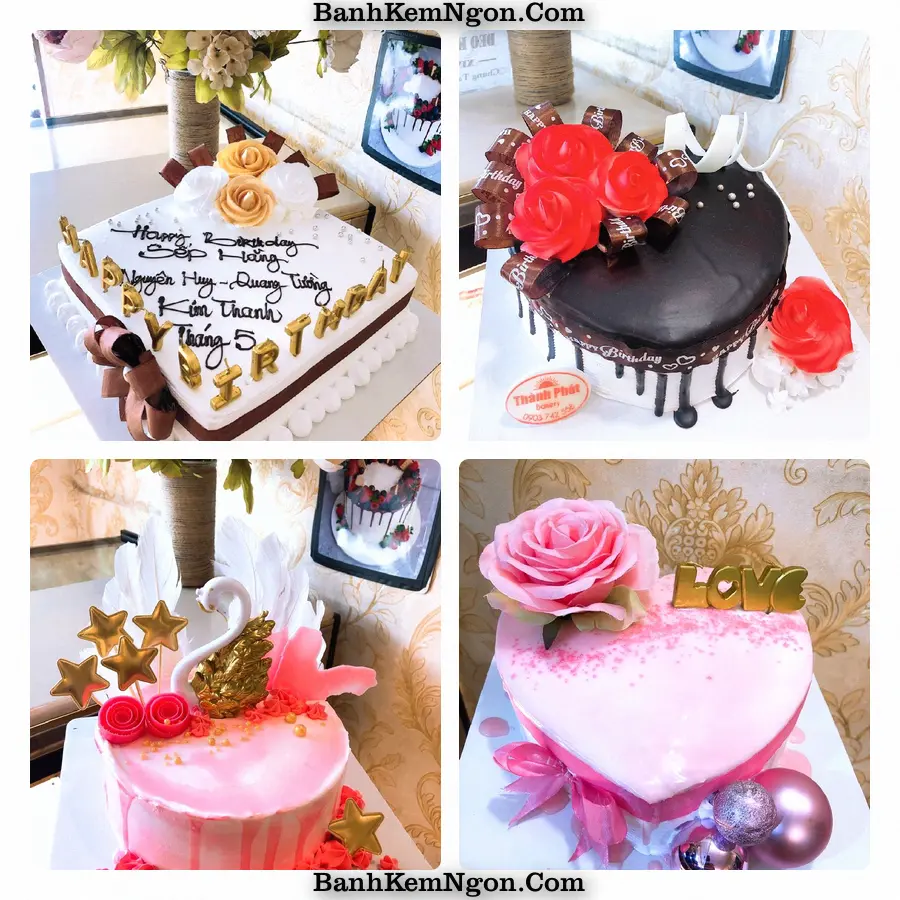 Bánh kem cho dịp mừng tại Xã Hậu Nghĩa - Tỉnh Tây Ninh